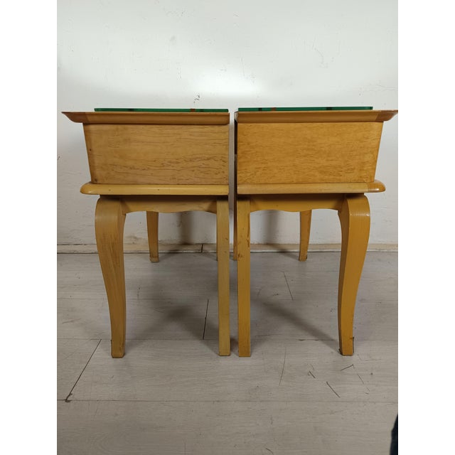 Art Deco Bedside Tables, 1920s, Set of 2 For Sale - Image 11 of 18