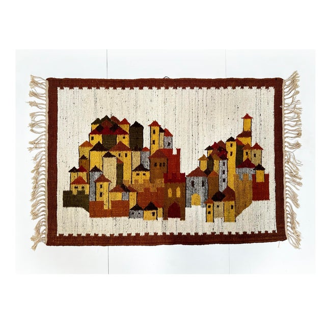White Castle Kilim by Boguslaw Kaminski, 1960s For Sale - Image 15 of 15