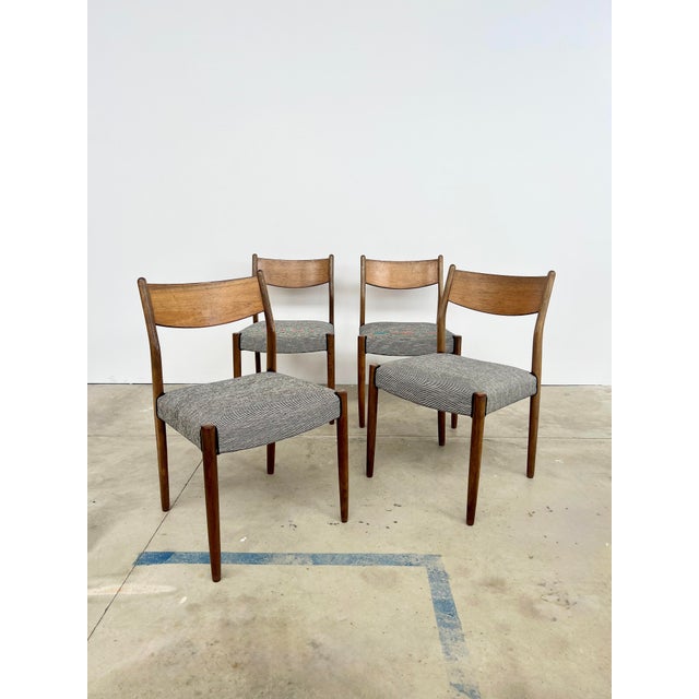 Wood Teak Chairs by Cees Braakman for Pastoe 1960, Set of 4 For Sale - Image 7 of 14