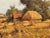 James Wright, Farm Scene with Haystacks in the English Countryside by Realist Landscape Artist, 1990 Circa For Sale - Image 4 of 13