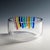 Murano Large 'Color Waterfall' Art Glass Bowl by Ferro & Lazzarini, Murano 1980s For Sale - Image 4 of 5
