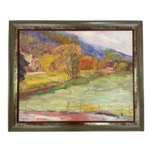 George Gallo Landscape 2007, Original Oil on Canvas Framed