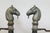 Pair of Vintage Cast Iron Horse Head Andirons For Sale In Milwaukee - Image 6 of 13
