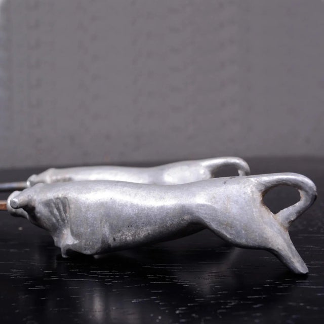 1960s 1960s Italian Steer BBQ Skewers Patio Grill For Sale - Image 5 of 12