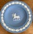 Set of 5 Distinct Vintage Wedgwood Jasperware Blue and Green 4 1/2” Diameter Plates For Sale In Los Angeles - Image 6 of 12