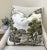 Contemporary English Countryside 20x20 Throw Pillow With Feather Down Insert For Sale - Image 3 of 3