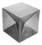 Alea Decorative Small Object 2 in Brushed Stainless Steel by Valeria Vasi For Sale