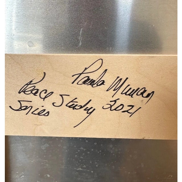 Contemporary Porcelain Wall Art / Hanging Vessel by Ceramic Artist, Paula Murray For Sale - Image 9 of 11