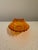 1970s Vintage 1970s Amber Glass Peacock Decorative Bowl For Sale - Image 5 of 7