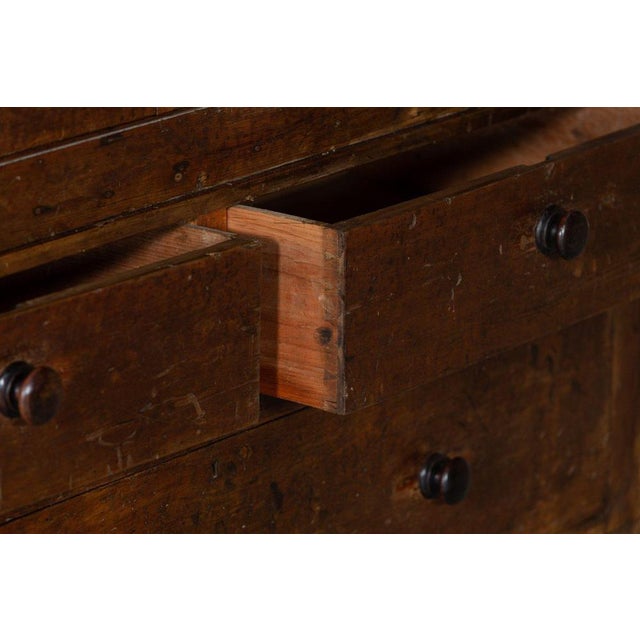 Large Irish Pine Housekeepers Cupboard, 1850s For Sale - Image 9 of 12
