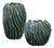 Veridian Ridge Indoor-Outdoor Vases Set/2 For Sale