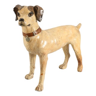 Antique Dog Figurine from Masters Voice Nipper, 1920s For Sale