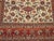Vintage Isfahan Rug, Hand-Knotted Wool, Floral Pattern, Ivory & Red, 7x11 For Sale - Image 15 of 18