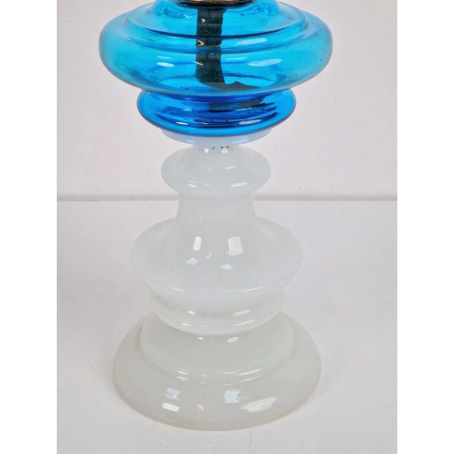 1930s Vintage 20th Century Kosmos Brenner Oil Lamp Glass Copper, 1930s For Sale - Image 5 of 10