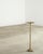 Mid-Century Brass Faux-Bamboo Pedestal Martini Drink Table For Sale - Image 13 of 13
