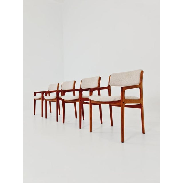 Danish Teak Dining Armchairs from VS Vamdrup Stolefabrik 1960s, Set of 4 For Sale - Image 4 of 18