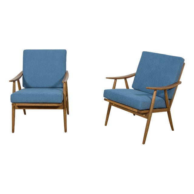 Mid-Century Modern Armchairs from TON, Czechoslovakia, 1960s, Set of 2 For Sale