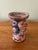 Quirky brutalist abstract earthenware pottery vase, handmade and signed "H.R." Most items found at Pub & Oasis are vintage...