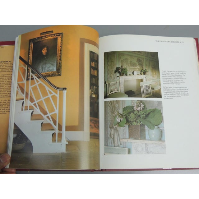 1980s Vintage David Hicks Style & Design Hardcover Book For Sale - Image 5 of 8