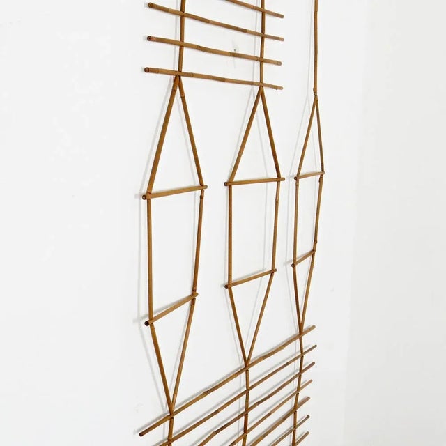 Wall Unit in Bamboo from Jizba, 1960s, in Very Good conditions. Designed 1960 to 1969 I have official proof of...