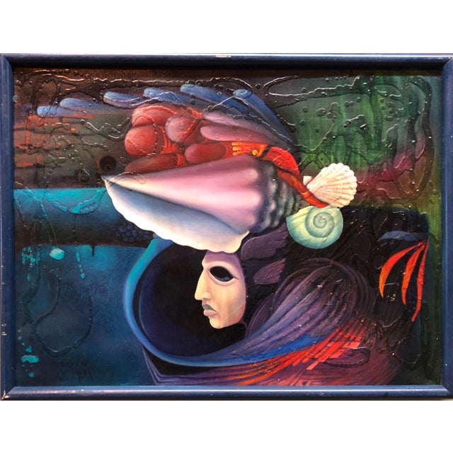 Magic realist fantasy painting in the manner of Ernst Fuchs and Arik Brauer. Naïve art is any form of visual art that is...