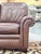 Transitional Hancock & Moore City Kip Mocha Leather Sofa For Sale - Image 3 of 10