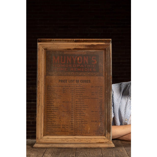 Late 19th Century Munyons Homeopathic Remedies Apothecary Cabinet For Sale - Image 15 of 17