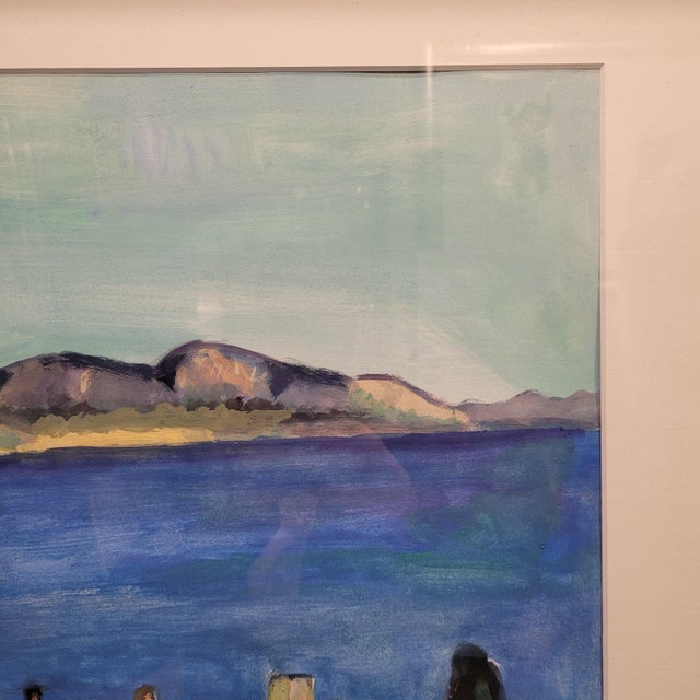 After Paul Cézanne, The Bay of Marseille, View from L'estaque, 1920s, Gouache on Paper, Framed For Sale - Image 11 of 18