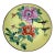 Asian Porcelain Decorative Bowl in Brass For Sale