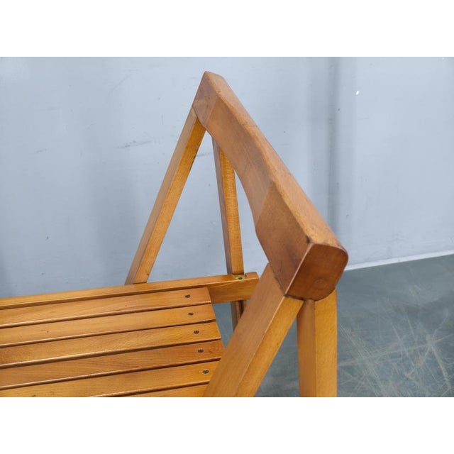 Trieste Folding Chairs by Aldo Jacober for Alberto Bazzani, 1960s, Set of 4 For Sale - Image 12 of 18