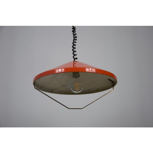 Metal Mid-Century Metal Ceiling Lamp by Stilnovo, Italy, 1960s For Sale - Image 7 of 10
