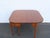 Brown Mahogany Inlay Console Card Dinette Dining Extension Table 6082 For Sale - Image 8 of 17