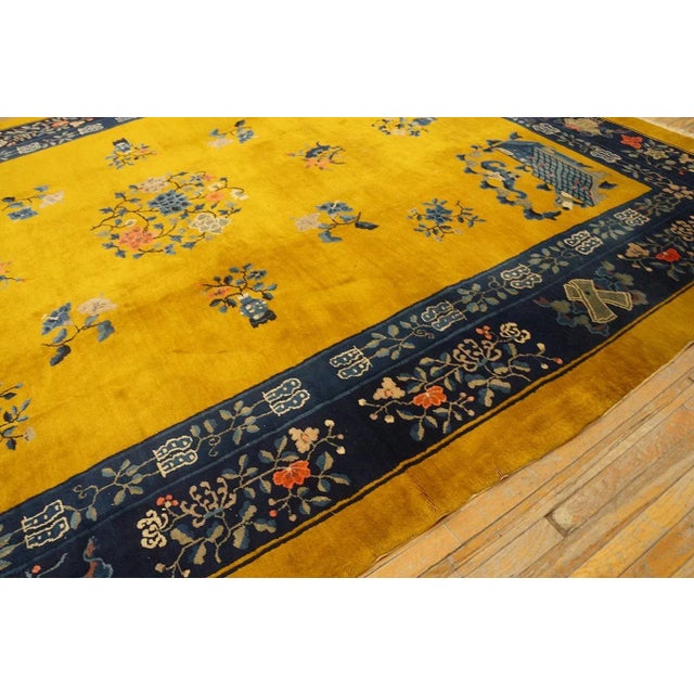 Early 20th Century Chinese Peking Carpet ( 10' x 13'6" - 305 x 412 ) For Sale - Image 10 of 11