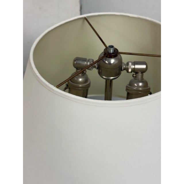 Christopher Spitzmiller, Inc Christopher Spitzmiller Cameron in Hydrangea Table Lamps, Pair For Sale - Image 4 of 12