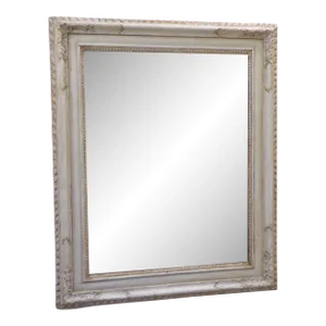 18th Century Carved Continental Gesso Finish Mirror