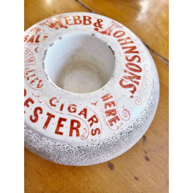 English Antique English Cigar Advertising Match Striker For Sale - Image 3 of 6