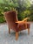 1940s Danish Modern Fritz Hansen Style Lounge Chair in Cinnamon Mohair For Sale - Image 10 of 17