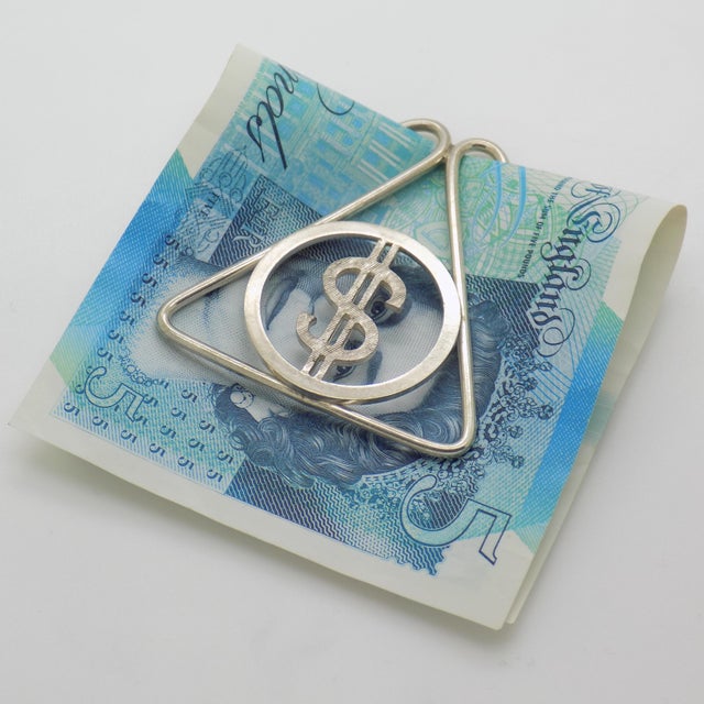 A distinctive money clip crafted in Italy between the 1970s and 1980s, a period when the Arezzo silver district became...