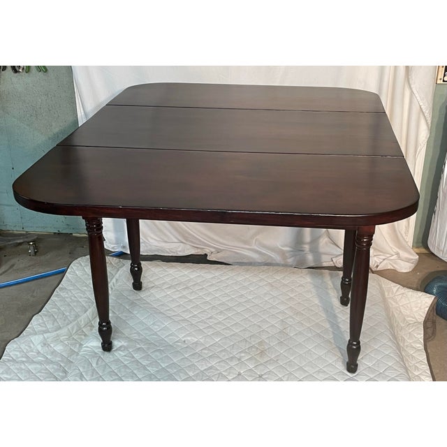 Antique Sheraton Drop Leaf Table For Sale - Image 6 of 12