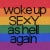 Contemporary Rainbow Velvet "Woke Up Sexy as Hell Again" Original Feather Down Pillow For Sale - Image 3 of 4