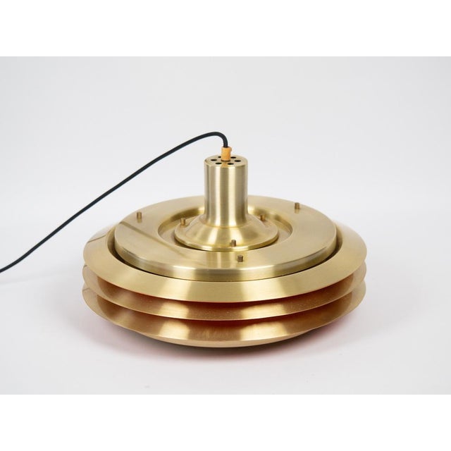 Vintage Swedish Pendant Lamp by Carl Thore for Granhaga Metallindustri, 1960s For Sale - Image 5 of 11