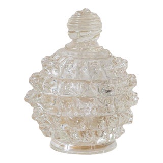 1940s Italian Rostratto Barovier Bud Vase With Top For Sale