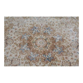Vintage Turkish Anatolian Hnad Knotted Wool Rug, 10'8x12'4 For Sale