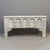 Indian Carved & Painted Console Table Made From an Antique Rajasthani Door For Sale - Image 3 of 12