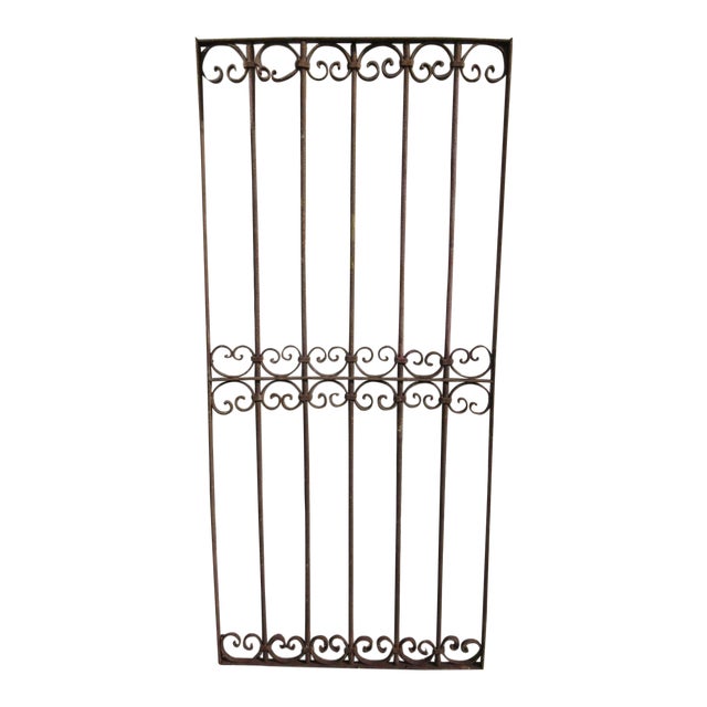 Antique Victorian Iron Door For Sale