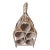 Vintage Sculptural Rattan 5-Bottle Wine Rack For Sale