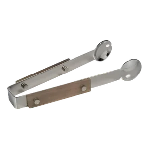 Bayeux Steel Ice Tong with Horn Trim