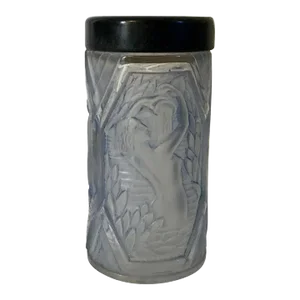 Art Deco 1928 Corday Molded Glass Rene Lalique Perfume Atomizer Bottle Base