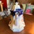 Antique Gaudy Welsh Crescent Pinwheel Flow Blue Teapot With Lid, Circa 1840s For Sale - Image 6 of 12