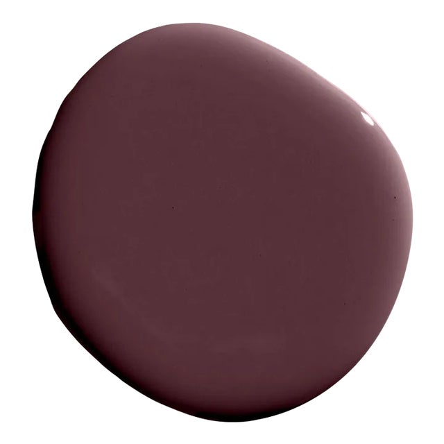 BACKDROP Adhesive Sample Swatch in Lobby Scene (Dark, Warm Purple-Red ​) For Sale